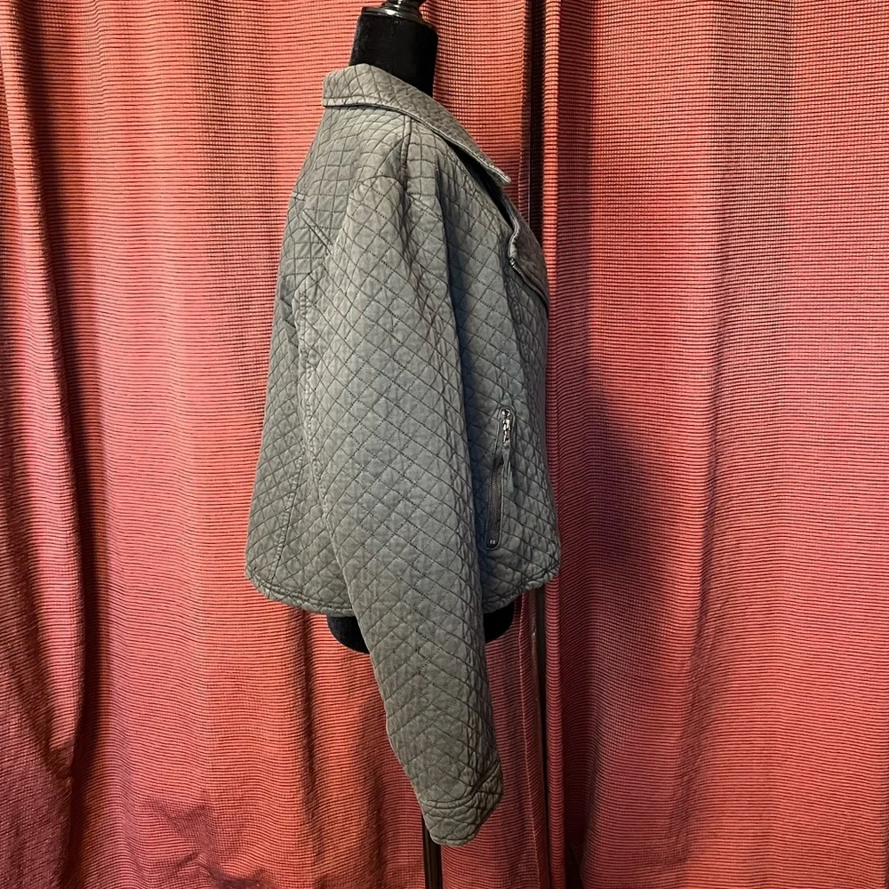 Marrakech Moto Style Quilted Coat - Picture 3 of 7